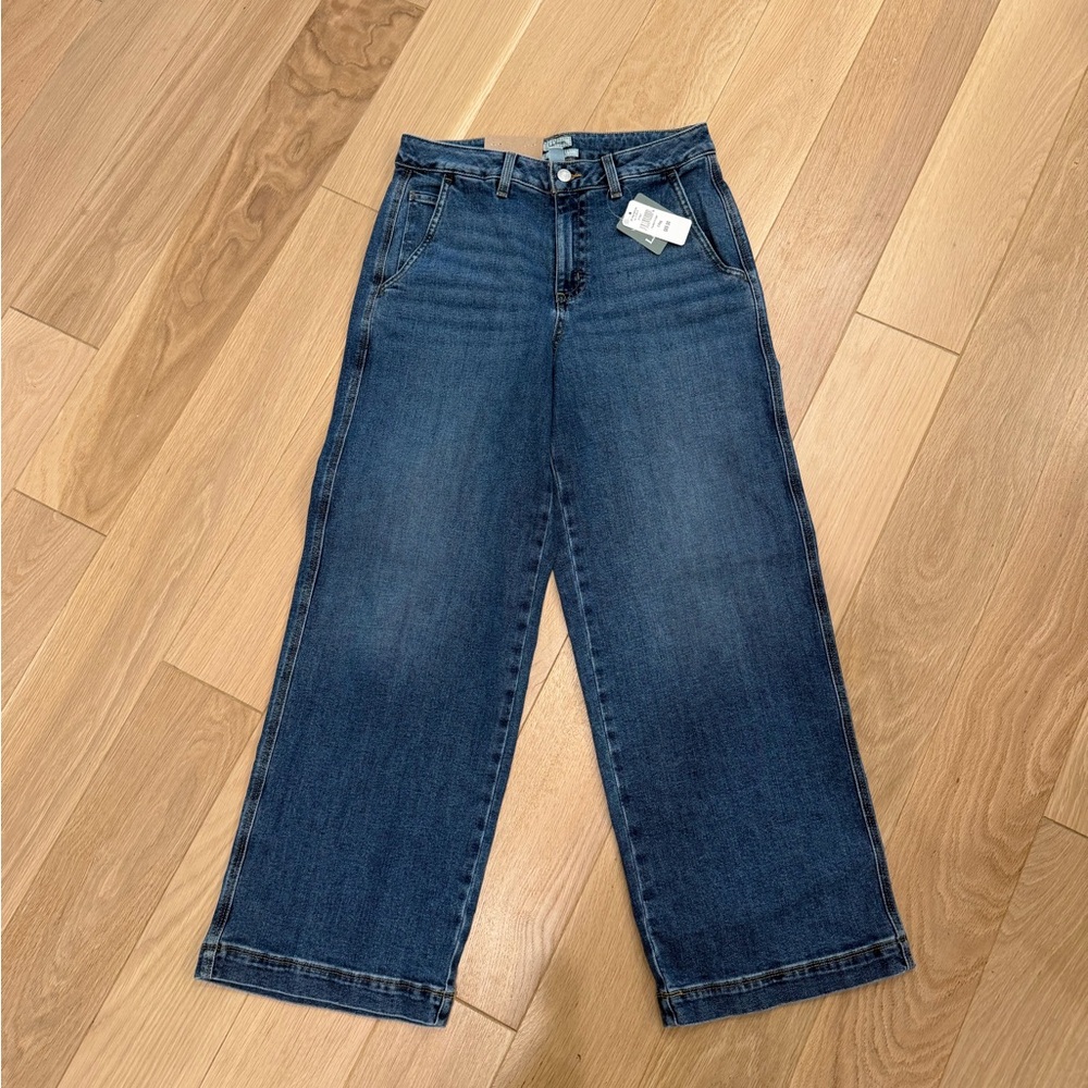 LL bean 207 vintage jeans wide leg high rise